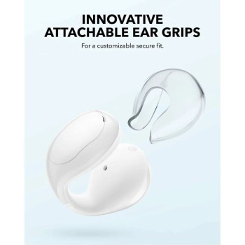 Anker - Wireless Earbuds SoundCore C30i - Bluetooth 5.3, Open-Ear, IPX4, Noise Reduction, Microphone - White