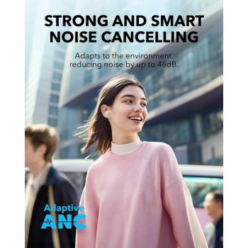 Anker - Wireless Earbuds SoundCore A30i - Bluetooth 5.4, Noise Cancelling, IP54 - Pink