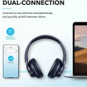 Anker - Wireless Headphones Life Q20i - Bluetooth, Hybrid Active Noise Cancelling, Dual-Connections - Blue