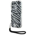 Калъф Karl Lagerfeld - IML Luxury (KLHCP16SHZBPKCCK) - iPhone 16 - Zebra Pattern&Cord