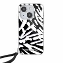 Калъф Karl Lagerfeld - IML Luxury (KLHCP15SHZBPKCCK) - iPhone 15 - Zebra Pattern&Cord