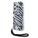 Калъф Karl Lagerfeld - IML Luxury (KLHCP15LHZBPKCCK) - iPhone 15 Pro - Zebra Pattern&Cord