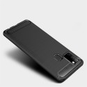 Калъф TECH-PROTECT TPUCARBON за Huawei P40 Lite E, Черен