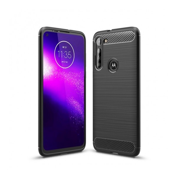 Калъф TECH-PROTECT TPUCARBON за Motorola Moto G8 Power, Черен