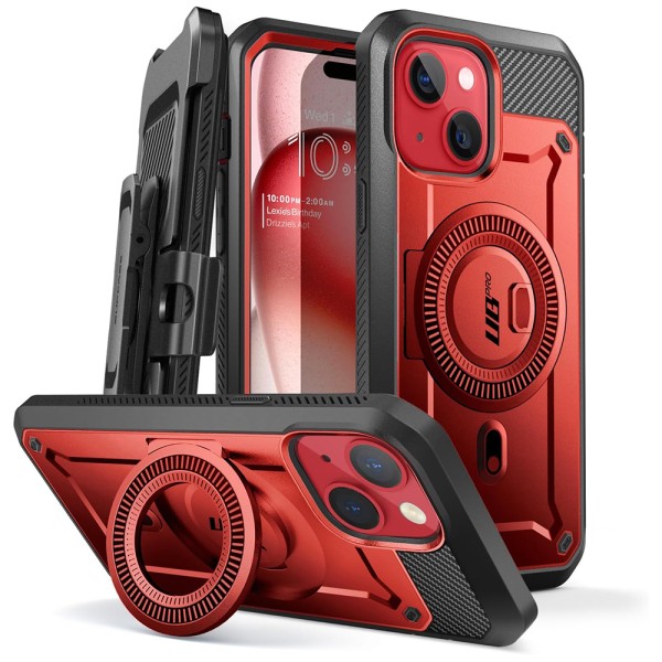 Калъф Supcase - Unicorn Beetle Pro MagSafe - iPhone 15 - Ruddy