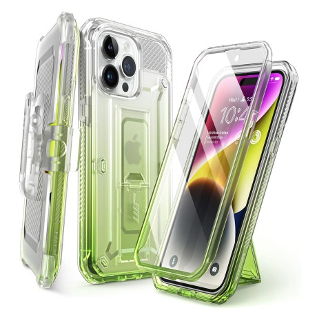 Калъф Supcase - Unicorn Beetle Pro - iPhone 15 Pro Max - Gradient Green