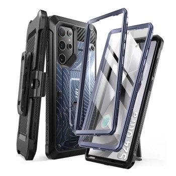 Калъф Supcase - Unicorn Beetle Pro - Samsung Galaxy S24 Ultra - Blue Ripple