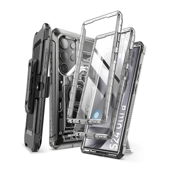 Калъф Supcase - Unicorn Beetle Pro - Samsung Galaxy S24 Ultra - Frost Black