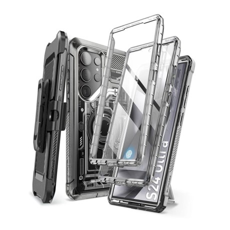 Калъф Supcase - Unicorn Beetle Pro - Samsung Galaxy S24 Ultra - Frost Black