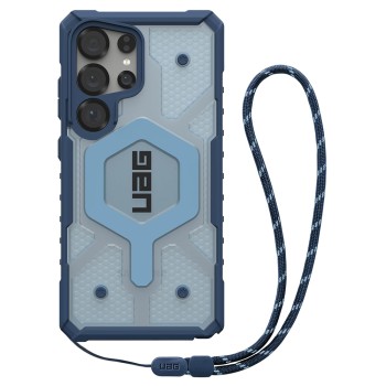 Калъф UAG - Pathfinder Clear MagSafe - Samsung Galaxy S25 Ultra - Blues Lanyard