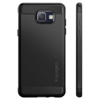 Spigen Rugged Armor удароустойчив силиконов (TPU) калъф за Samsung Galaxy A3 (2016), Black
