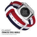 Каишка TECH-PROTECT WELLING за Apple Watch 1/2/3/4/5 (42/44mm), Navy/Red
