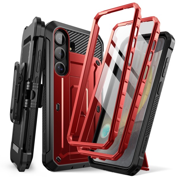 Калъф Supcase - Unicorn Beetle Pro - Samsung Galaxy S25 - Ruddy