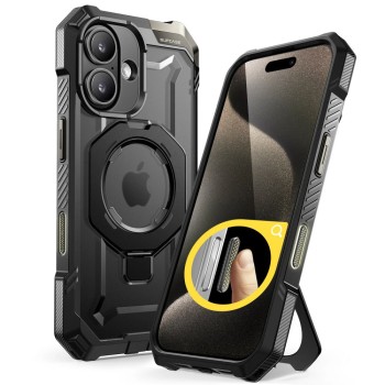 Калъф Supcase - Unicorn Beetle Defender - iPhone 16 - Black