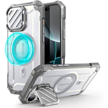 Калъф Supcase - Unicorn Beetle XT MagSafe - iPhone 16 Pro - White