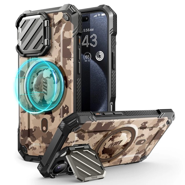 Калъф Supcase - Unicorn Beetle XT MagSafe - iPhone 16 Pro Max - Splatter Camo