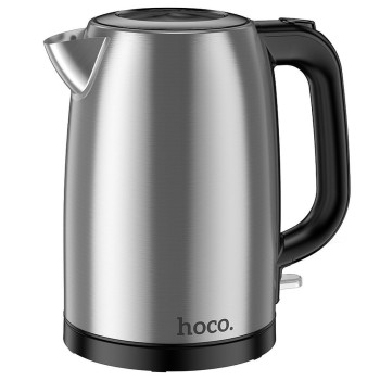 Електрическа кана HOCO HE12, electric kettle, 1,7л. stainless steel, Черен