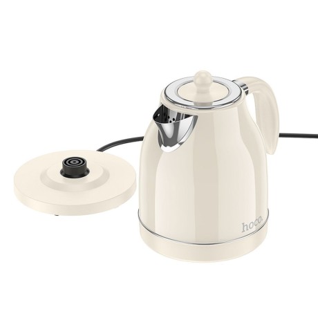 Електрическа кана HOCO HE10, retro electric kettle, 1,7л. Milky white