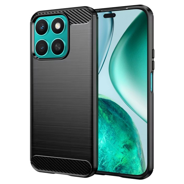 Калъф Techsuit - Carbon Silicone - Honor X8c - Black