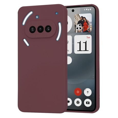 Калъф Techsuit - SoftFlex - Nothing Phone (3a) - Plum Red