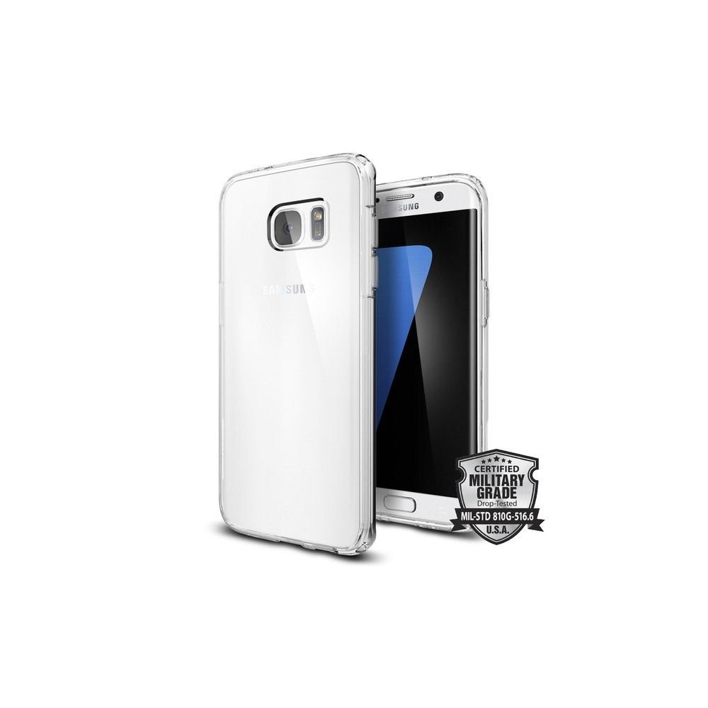 Spigen Ultra Hybrid хибриден кейс с най-висока степен на защита за Samsung Galaxy S7 Edge, Crystal Clear