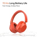 Слушалки Realme Techlife Studio H1, Ear Over Wireless, 360° Spatial Audio, Bluetooth, Red