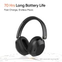 Слушалки Realme Techlife Studio H1, Ear Over Wireless, 360° Spatial Audio, Bluetooth, Black