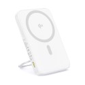 Външна батерия Baseus -  20W, 5000mAh, Rotable Stand, Cable Type-C - White