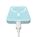 Външна батерия Baseus -  20W, 6000mAh, with Cable Type-C, 30cm - Blue