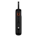 Външна батерия-Baseus - Lightning, 2x Type-C, USB, 22.5W, 20000mAh, Cable Type-C, 30cm - Black