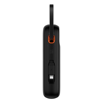 Външна батерия-Baseus - Lightning, 2x Type-C, USB, 22.5W, 20000mAh, Cable Type-C, 30cm - Black