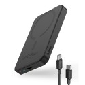 Външна батерия-Baseus - 20W, 5000mAh, with Cable Type-C, 30cm - Black