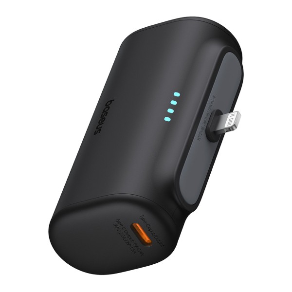 Външна батерия-Baseus -  20W, 5000mAh, with Cable Type-C - Black