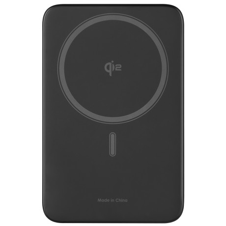 Външна батерия-Edizard -  Wireless Qi 2, 15W, Polymer Lithium, 10.000mAh - Black