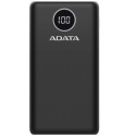 Външна батерия-Adata -  PD18W, 20000mAh, Digital Display - Black