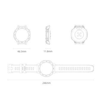 Смарт Часовник Smartwatch Xiaomi Mibro Watch GS Pro, Black