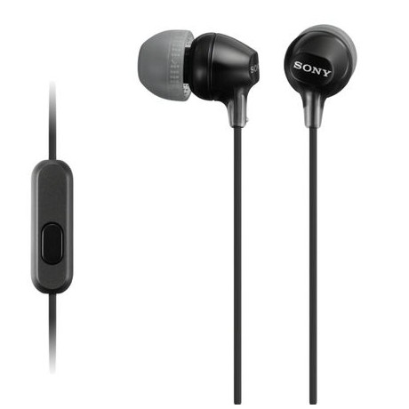 Слушалки In-ear Sony MDREX15APB, Телефонен контрол, Черен
