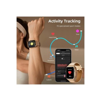 Смарт Часовник Smartwatch Xiaomi Mibro Watch T2, Light Gold