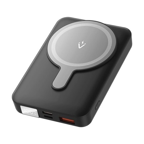 Външна батерия-Vention - Magnetic Wireless Power Bank (FHTB0) - Fast Charging, 22.5W, 10000mAh - Black