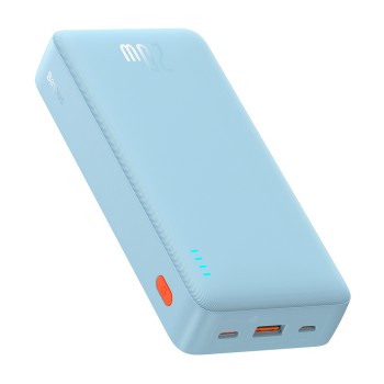Външна батерия-Baseus - Power Bank Airpow (P10022804313-00) -  20W, 20000mAh - Galaxy Blue