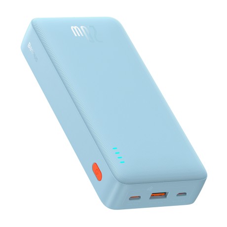 Външна батерия-Baseus - Power Bank Airpow (P10022804313-00) -  20W, 20000mAh - Galaxy Blue