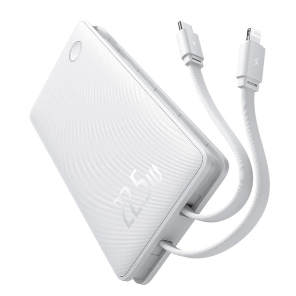 Калъф-Baseus - Power Bank Airpow Air Lite 22.5W, 10000mAh - White