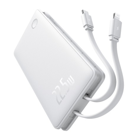 Калъф-Baseus - Power Bank Airpow Air Lite 22.5W, 10000mAh - White