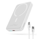 Външна батерия Baseus - Power Bank Mini Air  20W, 10000mAh, with Cable Type-C, 30cm - White