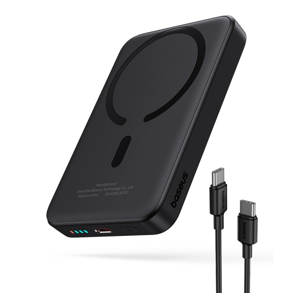 Калъф-Baseus - Power Bank Mini Air (P10059001113-00) 20W, 10000mAh, with Cable Type-C, 30cm - Black