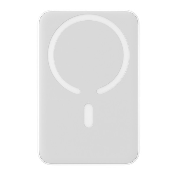 Калъф-Baseus - Power Bank Magnetic Mini (PPCX070002) - USB-C, MagSafe, 10000mAh, 20W, with Cable Type-C, 60W, 30cm - White