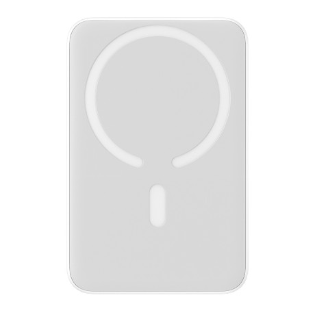 Калъф-Baseus - Power Bank Magnetic Mini (PPCX070002) - USB-C, MagSafe, 10000mAh, 20W, with Cable Type-C, 60W, 30cm - White