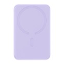 Калъф-Baseus - Power Bank Magnetic Mini (PPCX110105) - USB-C, MagSafe, 10000mAh, 20W, with Cable Type-C, 3A, 30cm - Purple
