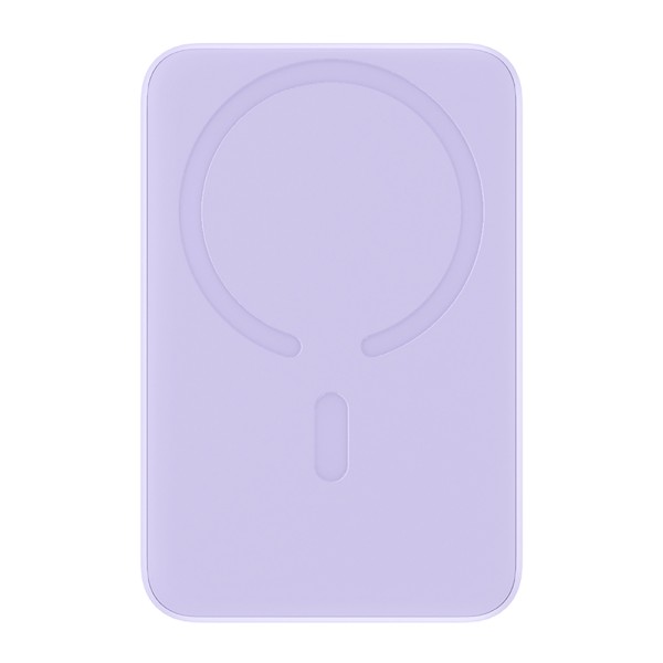 Калъф-Baseus - Power Bank Magnetic Mini (PPCX110105) - USB-C, MagSafe, 10000mAh, 20W, with Cable Type-C, 3A, 30cm - Purple