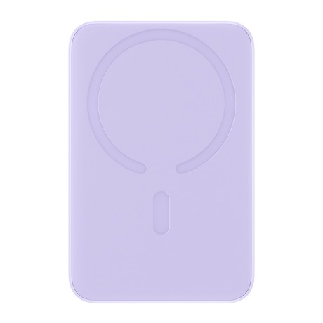Калъф-Baseus - Power Bank Magnetic Mini (PPCX110105) - USB-C, MagSafe, 10000mAh, 20W, with Cable Type-C, 3A, 30cm - Purple